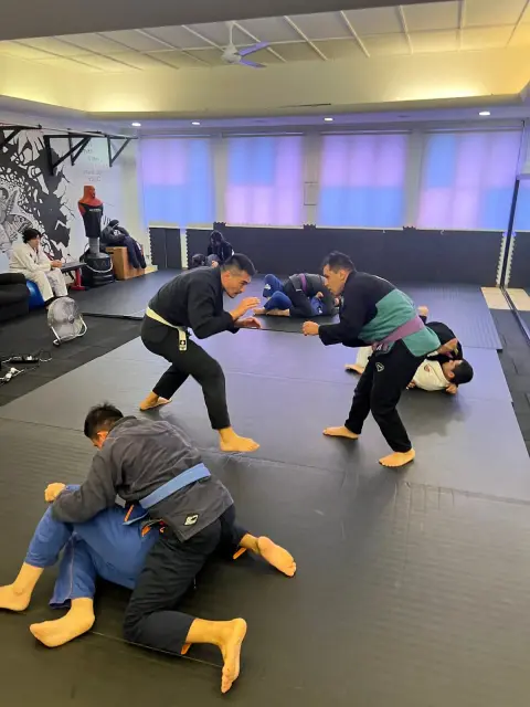 VCBJJ training space at Jeet Academy KL — class in action