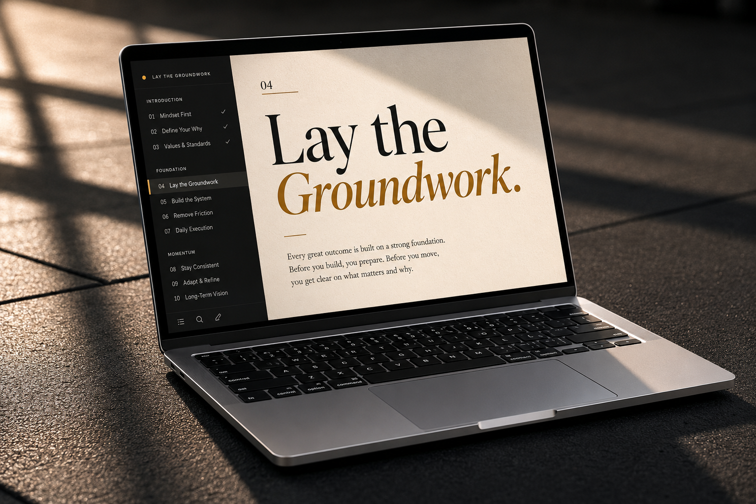 The 5 Pillars Framework — Lay the Groundwork